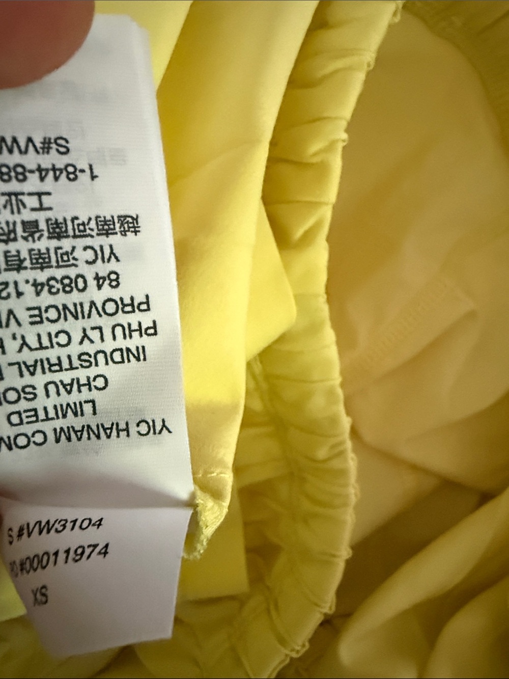 Vuori Yellow Pleated Skirt Skort Sz XS - Picture 5 of 5